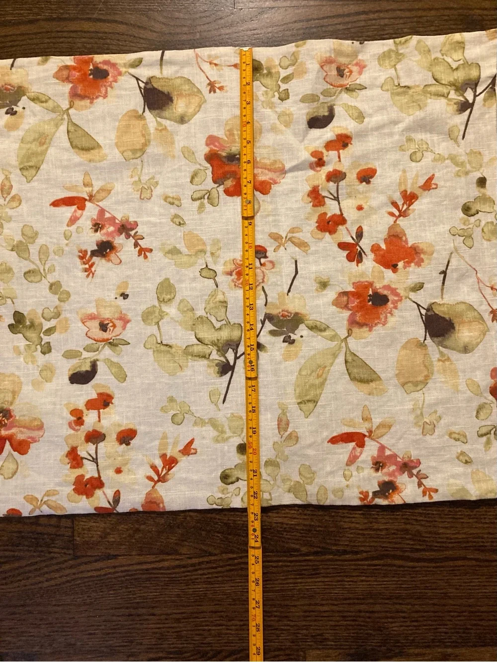 Floral Tie-Up Valance